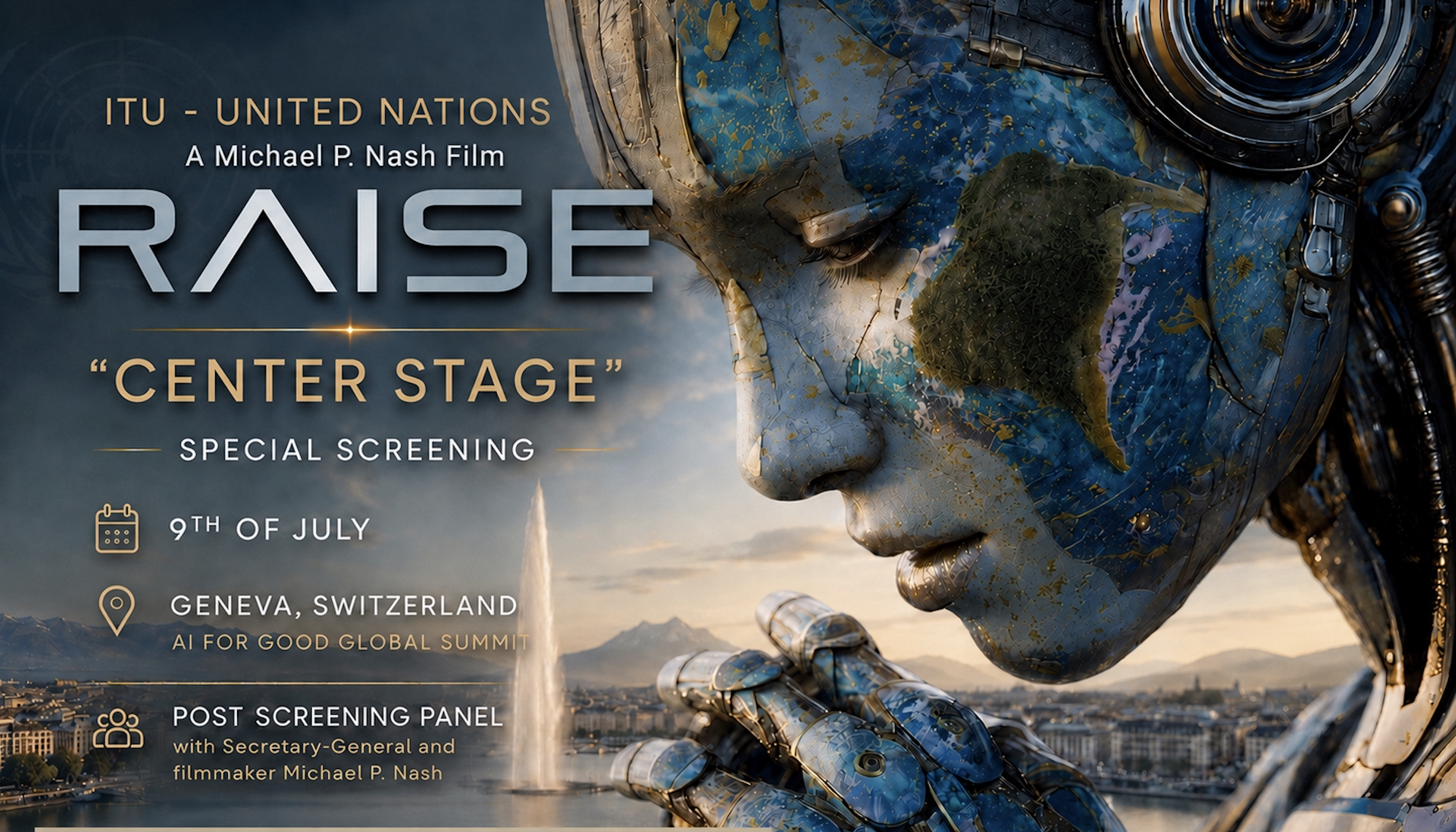 RAISE Center Stage special screening in Geneva at the AI for Good Global Summit