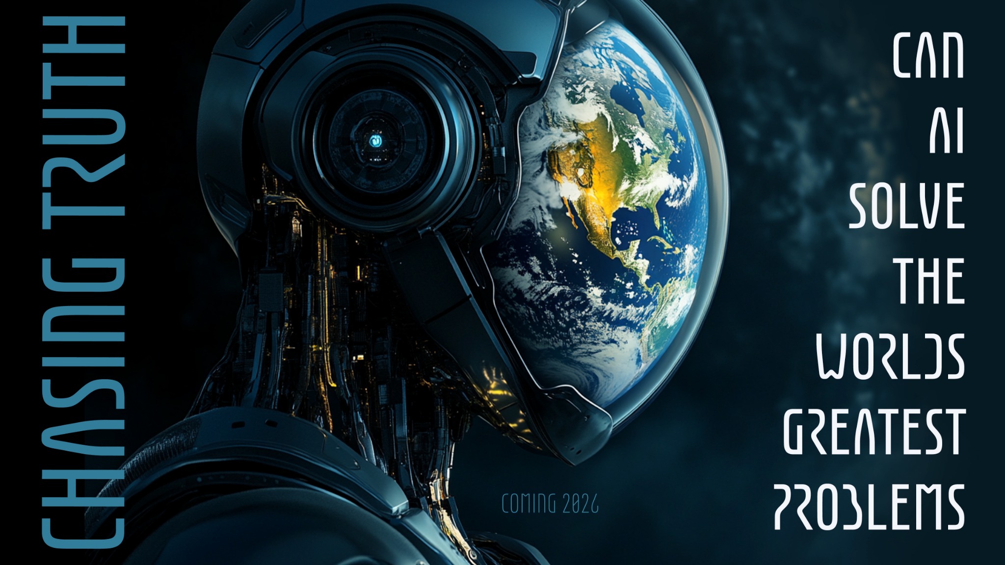 RAISE artwork with robot and Earth